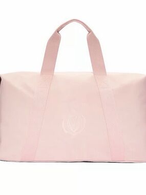 NWT Victoria's Secret Large Pink Metallic Weekender Duffle Bag